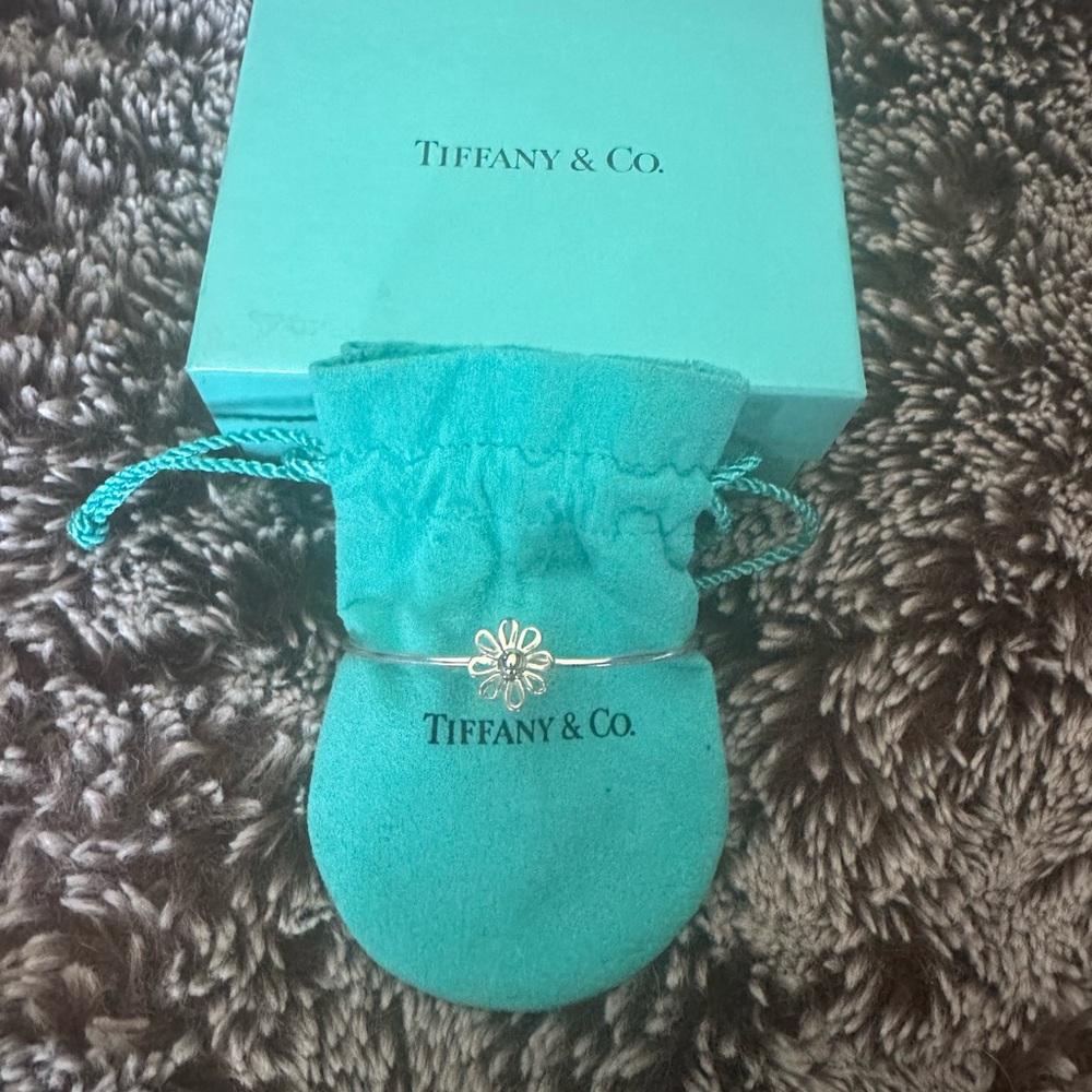 Tiffany & Co. 925 Silver Paloma Picasso Daisy Bangle Bracelet (7.02g.)